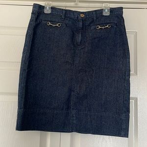 George Denim Pencil Skirt